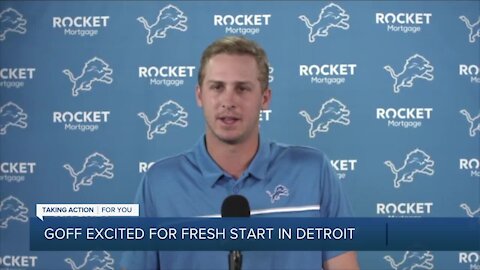 Jared Goff does not think Lions are rebuilding, Brad Holmes sees Goff as his starting QB