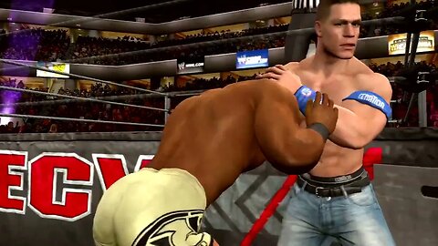 WWE SmackDown vs. Raw 2010 Gameplay John Cena vs Shelton Benjamin