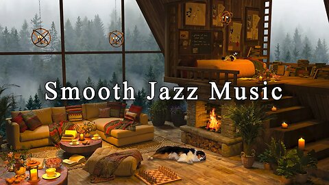 Cozy Coffee Shop Ambience ☕ Smooth Jazz Music for Studying, Working and Relaxing