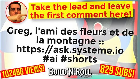 Greg, l'ami des fleurs et de la montagne :: https://ask.systeme.io #ai #shorts