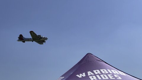 B-17 Bomber flyover