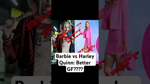 Barbie v Harley Better GF #barbie #barbieshorts #shorts #barbiemovie #harleyquinn #batman #dc #joker