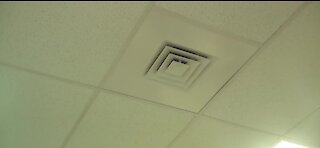 Schools install new air flow technology to help prevent the spread of COVID