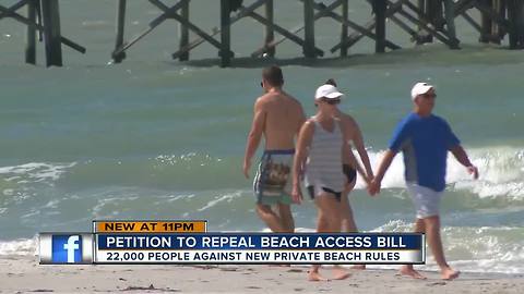 Petition to keep Florida beaches public rapidly gaining signatures