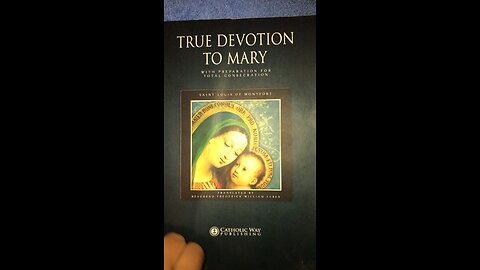 True Devotion to Virgin Mary book