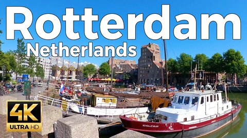 Rotterdam, Netherlands Walking Tour (4k 60fps)