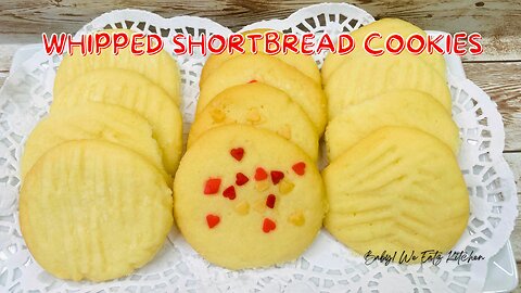 Whipped Shortbread Cookies