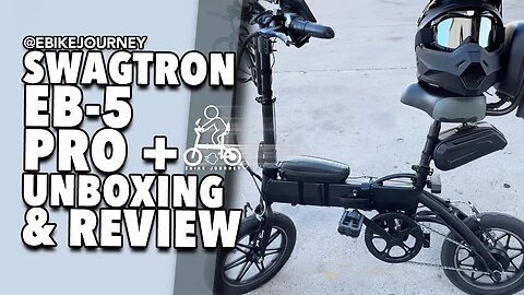 Swagtron EB5 Pro Plus Foldable Electric Bike Unboxing And Review