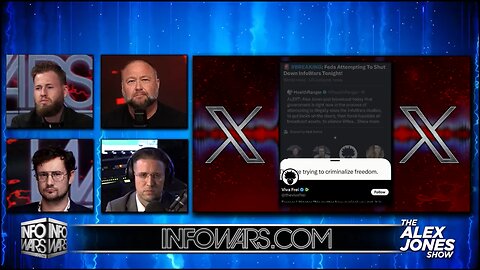 Is This Infowars' Last Broadcast? Patriots Rally Behind Alex Jones and Crew