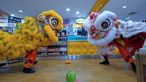 Lion Dance Chinese New Year Southlands Boulevarde Lottery Perth Australia