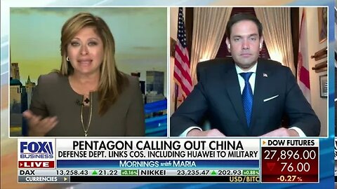 Rubio Joins Maria Bartiromo to Talk China, Plans for a Fourth Stimulus Package, & Intelligence News