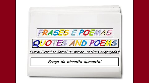 Notícias engraçadas: Preço do biscoito aumenta! [Frases e Poemas]