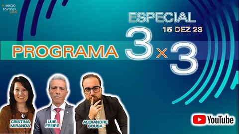 🎙️​|Programa 3x3 (15/12/2023)