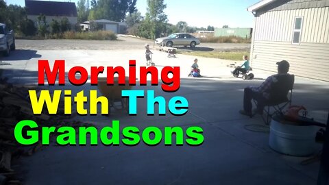 No. 780 – Watching The Grandsons Play On The New Driveway