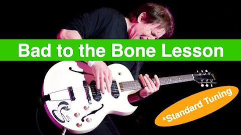 Bad to The Bone George Thorogood Guitar Lesson