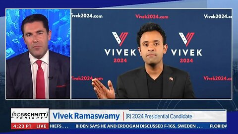 Vivek Ramaswamy Exposes LinkedIn's Censorship on Rob Schmitt Tonight 5.29.23