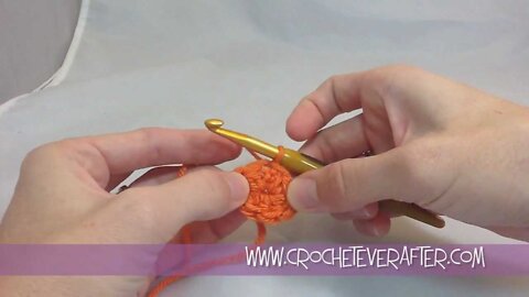 Magic Adjustable Loop in Half Double Crochet