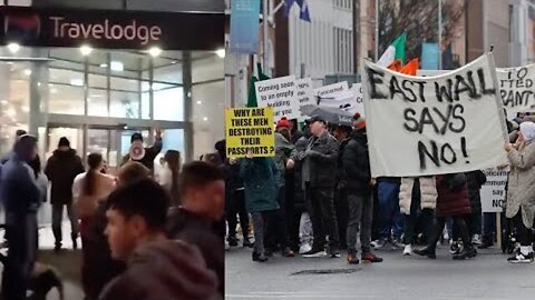 The Irish Protest Outside Migrant Hotels 💥