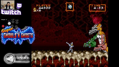 (SNES) Super Ghouls 'n Ghosts - 04...took me much longer than expected (non legit play save state)p1