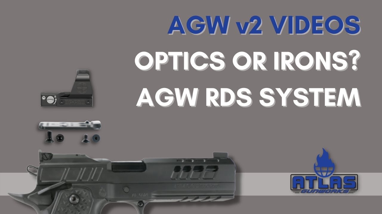 Agw Rds Cut Swapping Sights and Optics Plates with Atlas Gunworks RDS (red dot system)