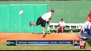 Pharmaceutical companies promoting opioids pay big bucks to local doctors