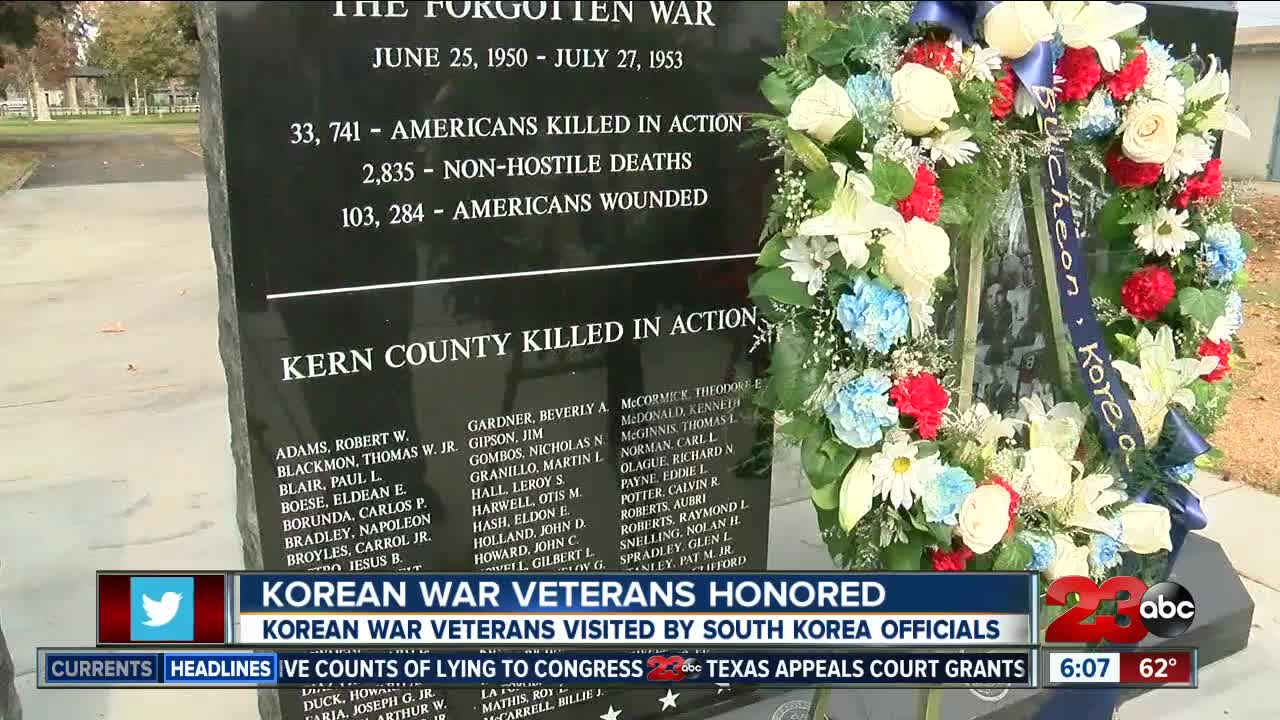 Korean War Veterans Honored