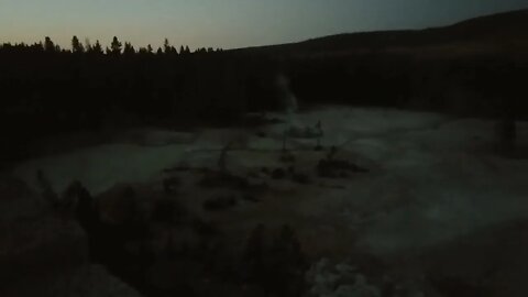 North Caldron and Forest Mudpot in Yellowstone