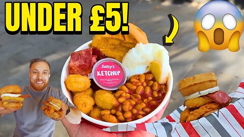 BEST Breakfast For UNDER £5! NEVER Seen Burgers & Breakfast Like THIS!