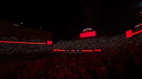 Nebraska vs Georgia Southern: Spectacular 3rd Quarter Light Show in 4K