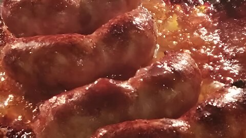 Baking lamb sausage [4K]