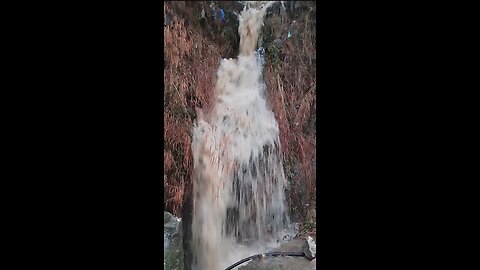 Heavy rain falling land sliding flooding and snow falling in jammu and Kashmir