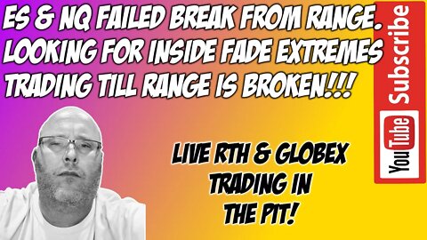 Failed Break From Range - ES NQ Premarket Trade Plan - The Pit Futures Trading