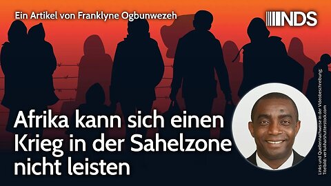 Afrika kann sich einen Krieg in der Sahelzone nicht leisten | Franklyne Ogbunwezeh | NDS-Podcast