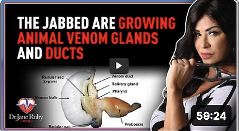 The Jabbed Are Growing Animal Venom Glands and Ducts