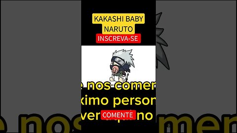 COMO DESENHAR KAKASHI BABY - NARUTO #naruto #kakashi #desenho