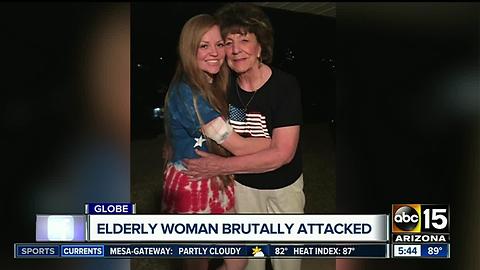 Elderly woman plays dead to deter attackers