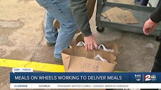 Meals on Wheels working to deliver meals