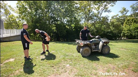 Body Waxing With A Four Wheeler!!!