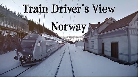 TRAIN DRIVER'S VIEW: Back over the mountain (Ål - Voss)