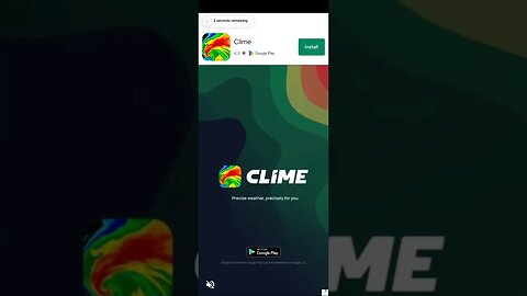 INSTALL CLIME APPLICATION TO KNOW WHAT IS THE WEATHER TODAY!!!!