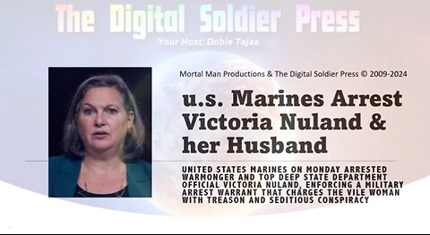 Breaking: u.s. Marines Arrest Victoria Nuland and her Husband