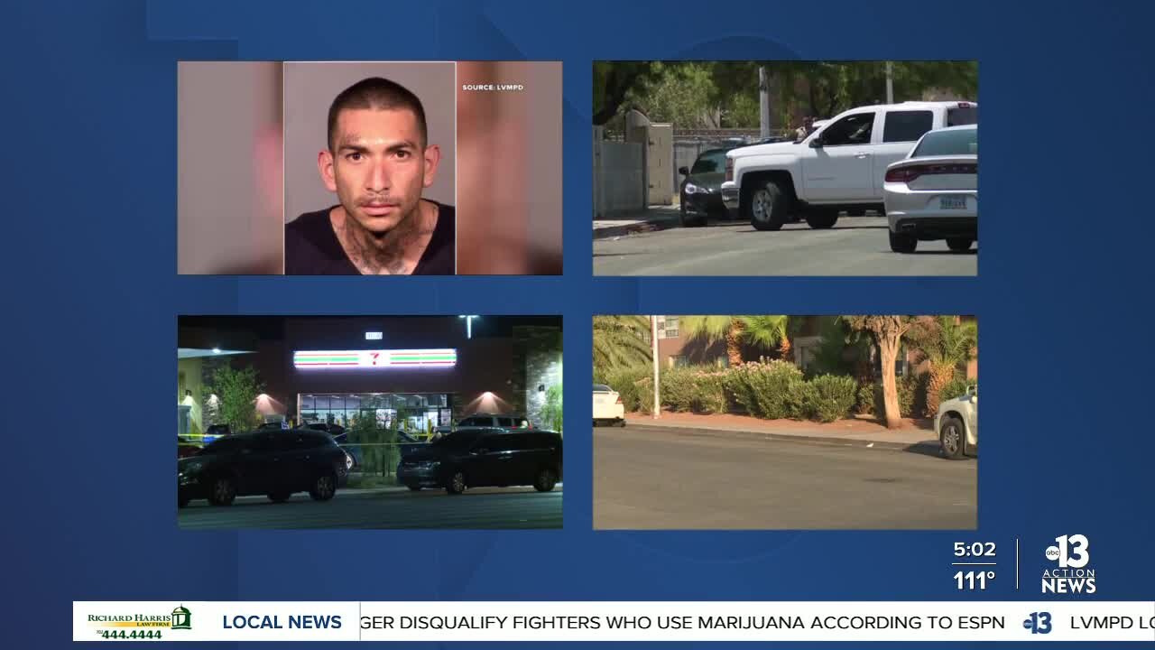 Man accused in deadly Las Vegas valley shooting spree linked to new ...