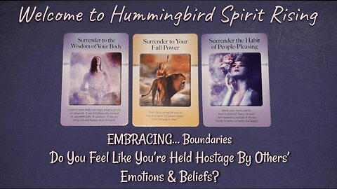 EMBRACING... Boundaries - Tarot & Oracle Card Reading