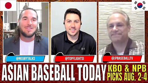 Asian Baseball Picks, Odds and Series Previews | KBO and NPB | Asian Baseball Today | Aug 2-4