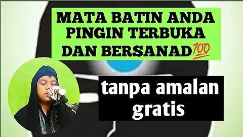 MATA BATIN ANDA PINGIN TERBUKA DAN BERSANAD💯