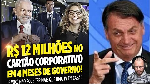 Deu ruim 12 milhões no cartão corporativo