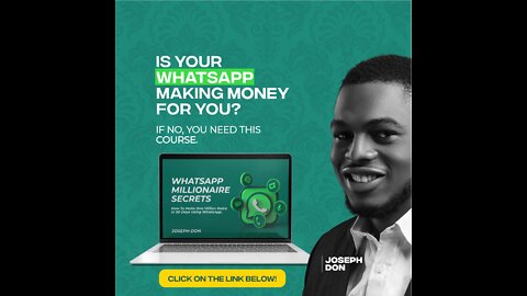 WhatsApp Millionaire Secrets