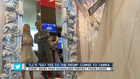 Hundreds of teens get FREE dresses and tuxedo rentals for prom