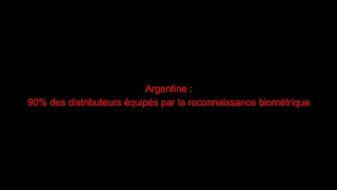 Argentine : 90% des distributeurs équipés par la reconnaissance biométrique