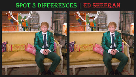 Spot the 3 differences | Ed Sheeran